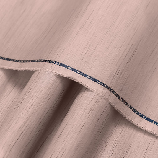 Dastoor: Elegant Silver Finish Semi Soft Cotton