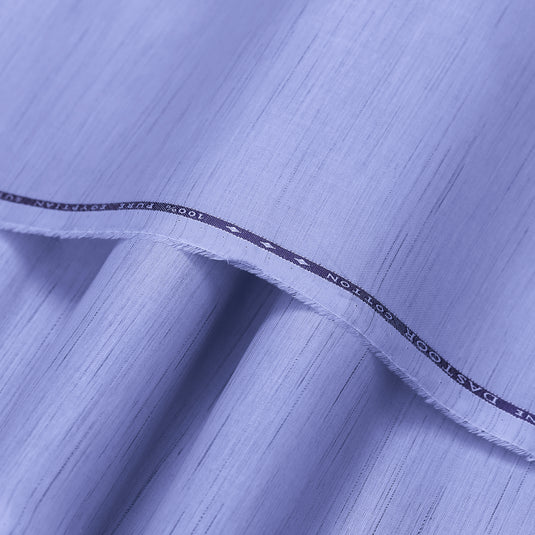 Dastoor: Elegant Silver Finish Semi Soft Cotton