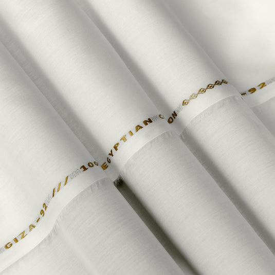 Men’s unstitched suit in 100% Giza 92 cotton