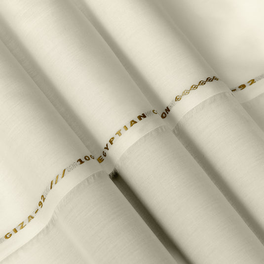 Men’s unstitched suit in 100% Giza 92 cotton