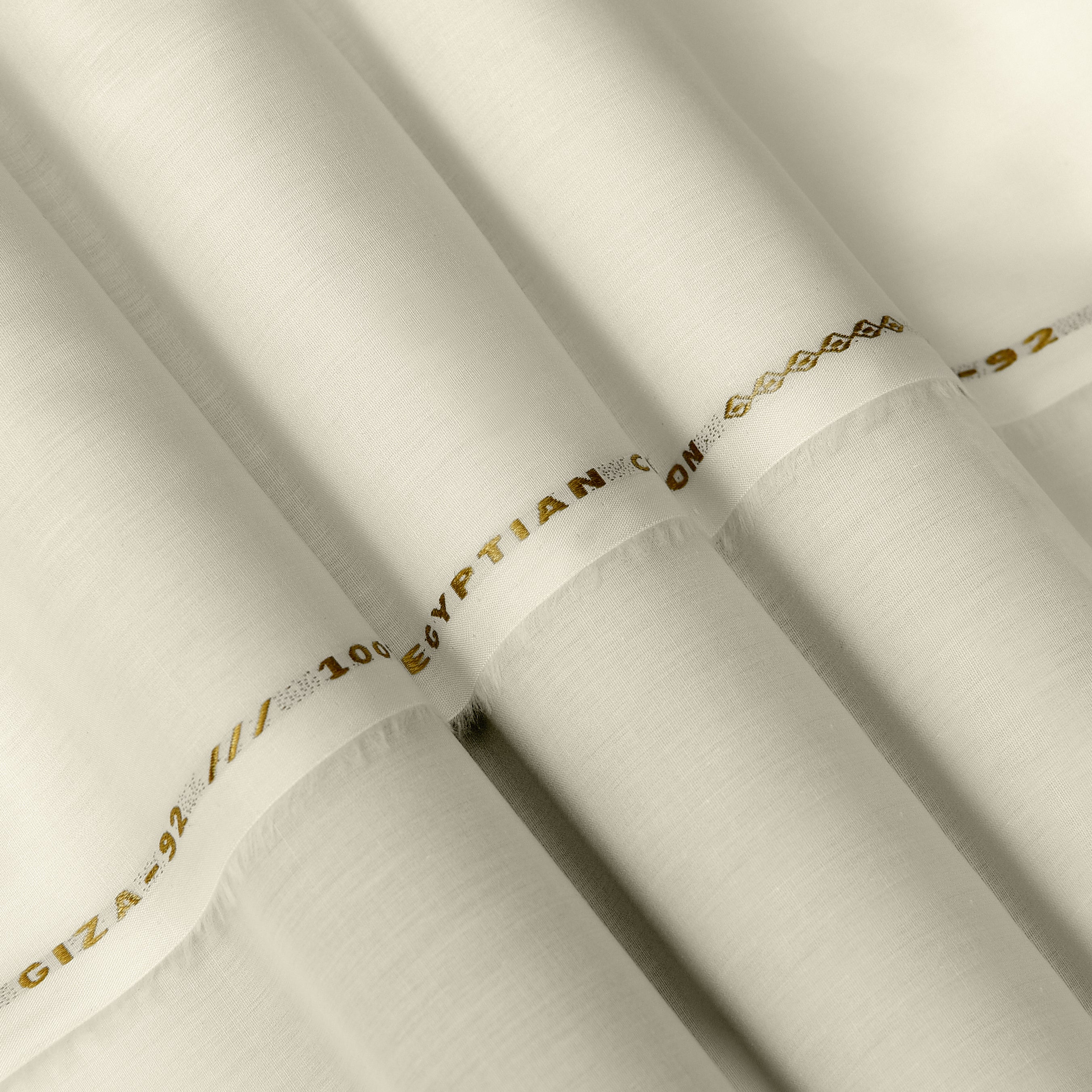 Men’s unstitched suit in 100% Giza 92 cotton