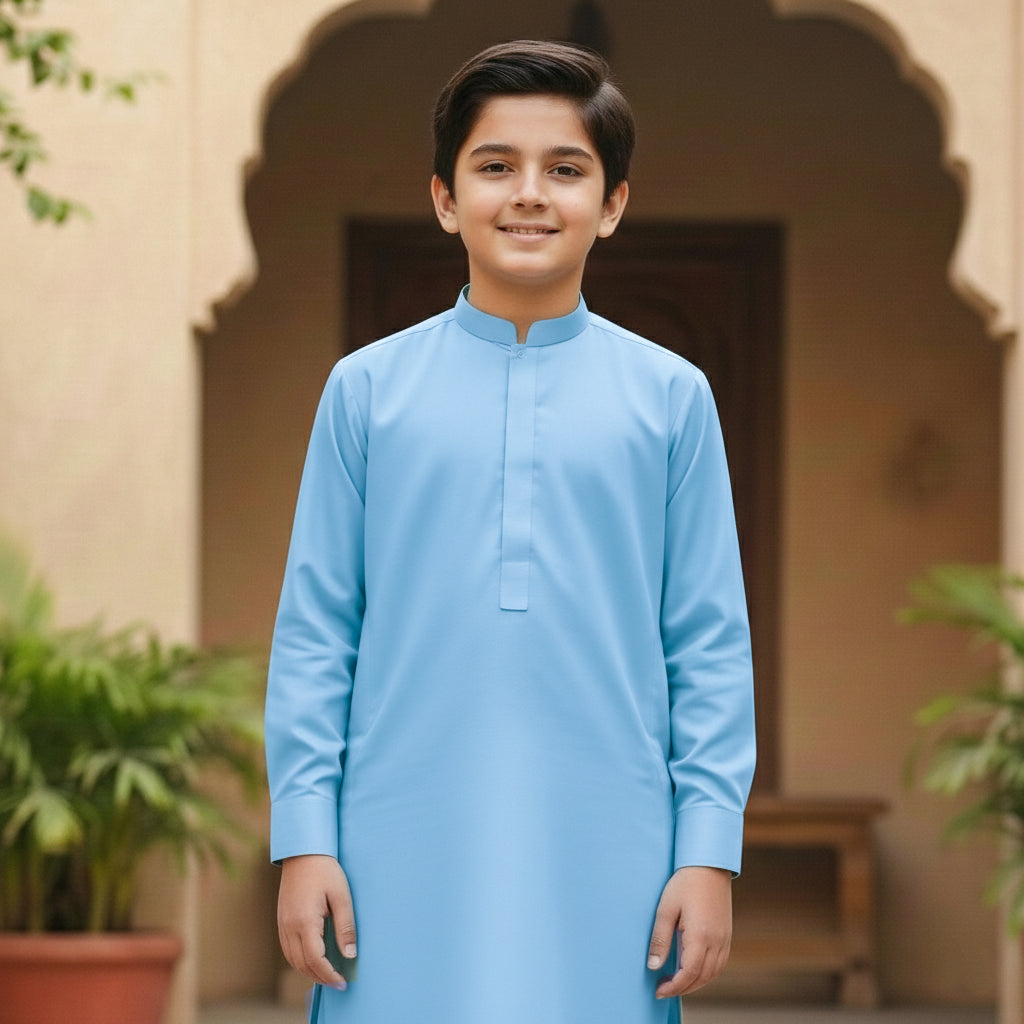 Icy Blue Shalwar Kameez